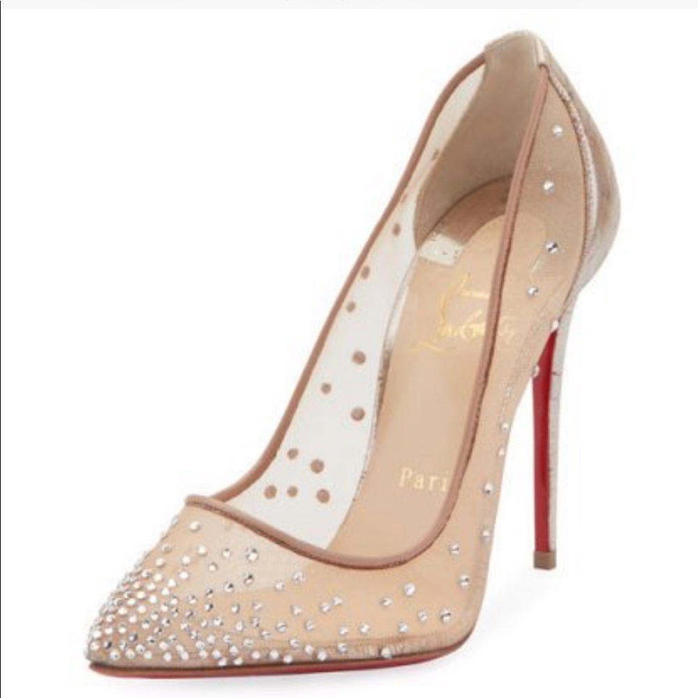 39.5 Christian Louboutin 4” heels.